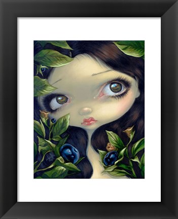 Framed Poisonous Beauties I Belladonna Print