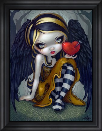 Framed Heart of Nails Print