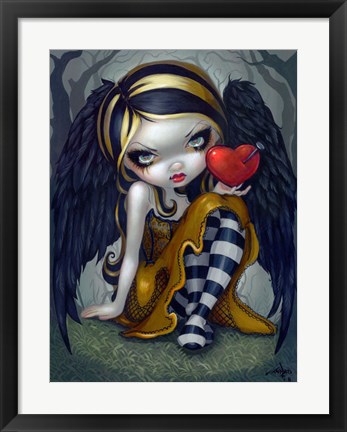 Framed Heart of Nails Print