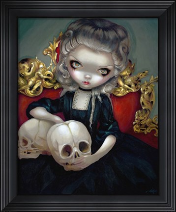 Framed Les Vampires Les Cranes Print