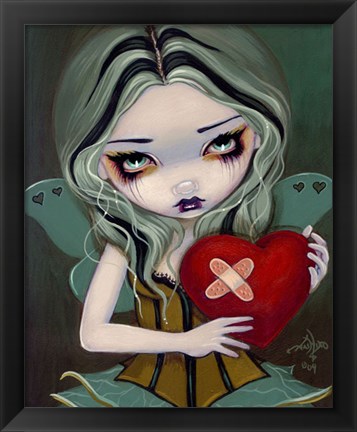 Framed Mending a Broken Heart Print