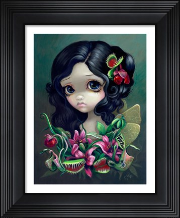 Framed Carnivorous Bouquet Fairy Print
