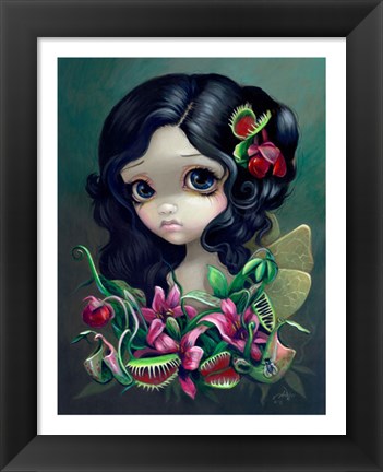 Framed Carnivorous Bouquet Fairy Print