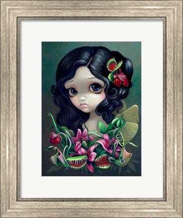 Framed Carnivorous Bouquet Fairy Print