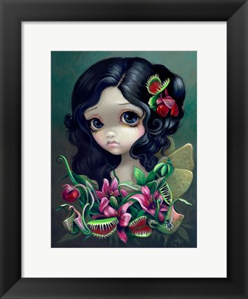 Framed Carnivorous Bouquet Fairy Print