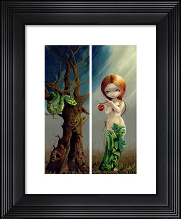 Framed Eve and the Tree of Knowledge Print