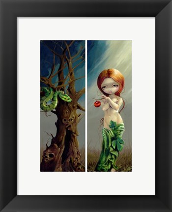 Framed Eve and the Tree of Knowledge Print