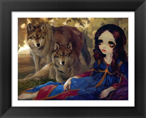 Framed I Vampiril Lupi Print