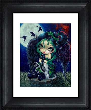 Framed Perched and Sat and Nothing More Print