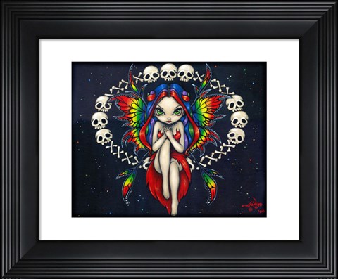 Framed Rainbow of Bones Print