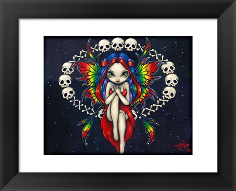 Framed Rainbow of Bones Print