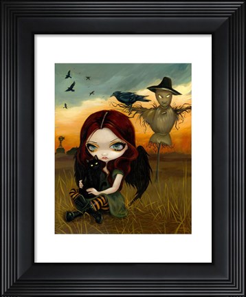 Framed Scarecrow Print