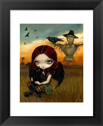 Framed Scarecrow Print