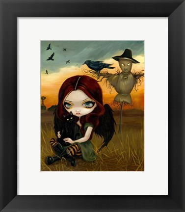 Framed Scarecrow Print