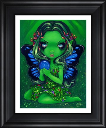 Framed Verdant Green Print