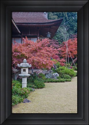 Framed Okochi Sanso Villa, Sagano, Arashiyama, Kyoto, Japan Print