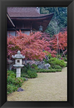 Framed Okochi Sanso Villa, Sagano, Arashiyama, Kyoto, Japan Print