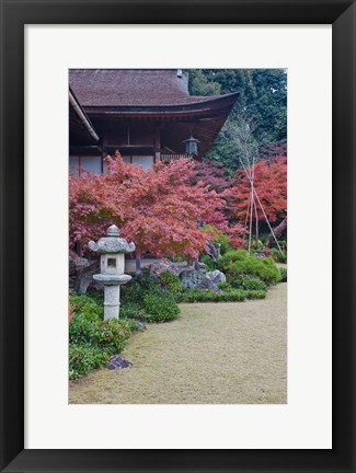 Framed Okochi Sanso Villa, Sagano, Arashiyama, Kyoto, Japan Print