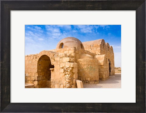Framed Qusayr Amra or Quseir Amra, Hummayad Hunting Pavilion, Jordan Print