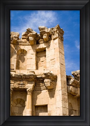 Framed Nymphaeum, Once the Roman city of Gerasa, Jerash, Jordan Print