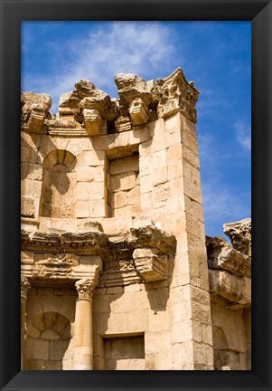 Framed Nymphaeum, Once the Roman city of Gerasa, Jerash, Jordan Print