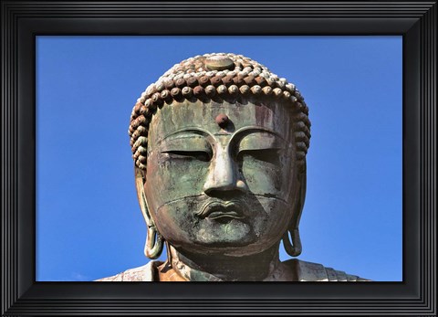 Framed Japan, Kanagawa, Great Buddha, the bronze Daibutsu Print