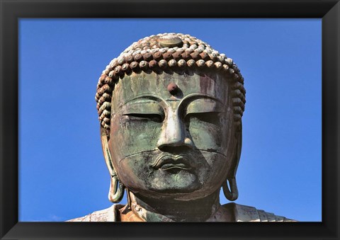 Framed Japan, Kanagawa, Great Buddha, the bronze Daibutsu Print