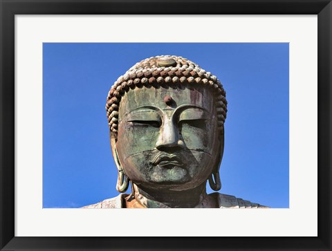 Framed Japan, Kanagawa, Great Buddha, the bronze Daibutsu Print