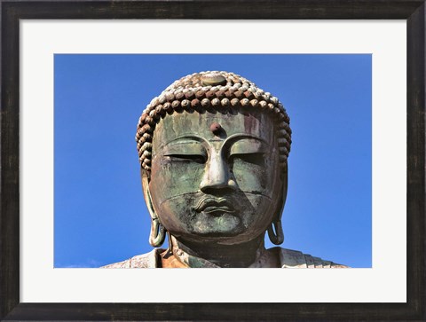 Framed Japan, Kanagawa, Great Buddha, the bronze Daibutsu Print