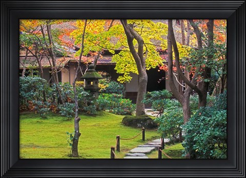 Framed Okochi Sanso, Arashiyama, Kyoto, Japan Print