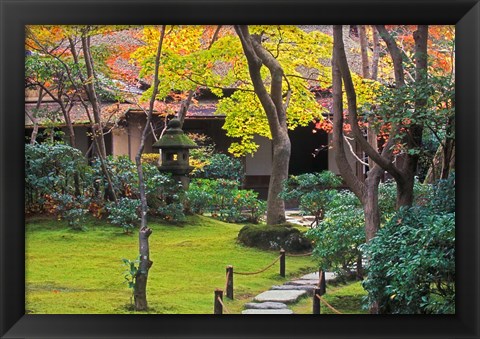 Framed Okochi Sanso, Arashiyama, Kyoto, Japan Print