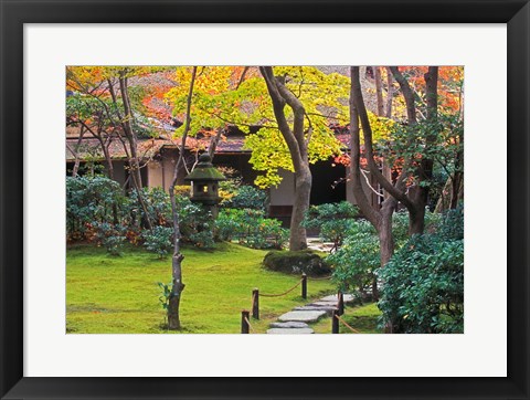 Framed Okochi Sanso, Arashiyama, Kyoto, Japan Print