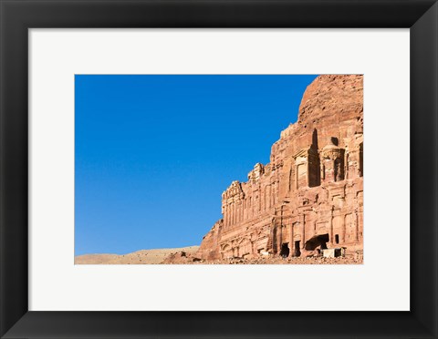 Framed Urn Tomb (The Court), Petra, Jordan Print
