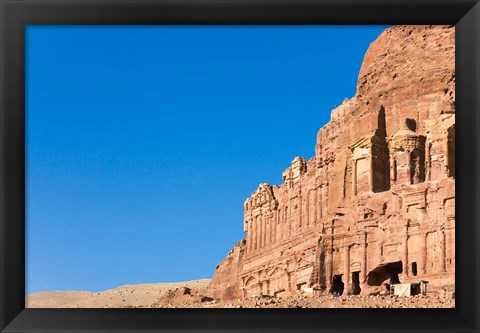 Framed Urn Tomb (The Court), Petra, Jordan Print