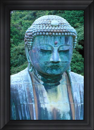 Framed Great Buddha Detail, Kotokuji Temple, Kamakura, Japan Print