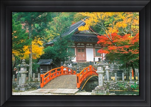 Framed Ryuzenji Temple, Nara, Japan Print