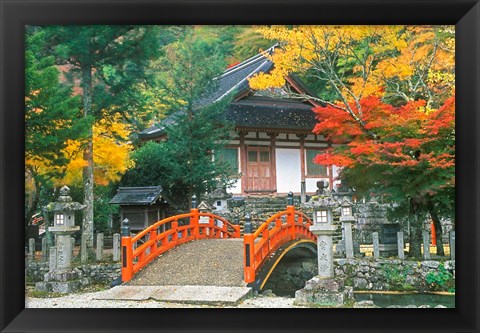 Framed Ryuzenji Temple, Nara, Japan Print