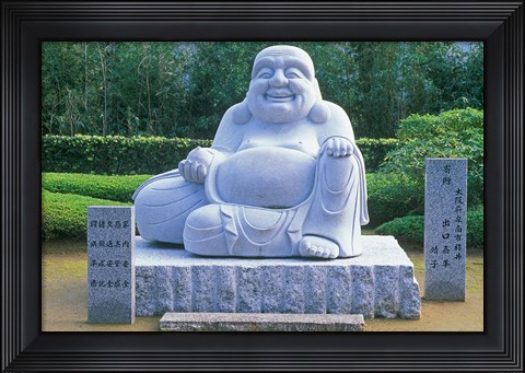 Framed Statue at Kumano Nachi Shrine, Katsuura, Wakayama, Japan Print