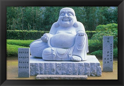 Framed Statue at Kumano Nachi Shrine, Katsuura, Wakayama, Japan Print