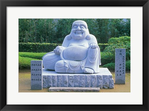 Framed Statue at Kumano Nachi Shrine, Katsuura, Wakayama, Japan Print