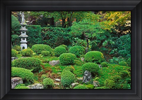 Framed Sanzen-in Temple, Ohara, Kyoto, Japan Print