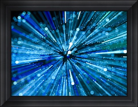 Framed Christmas Lights, Roppongi, Tokyo, Japan Print