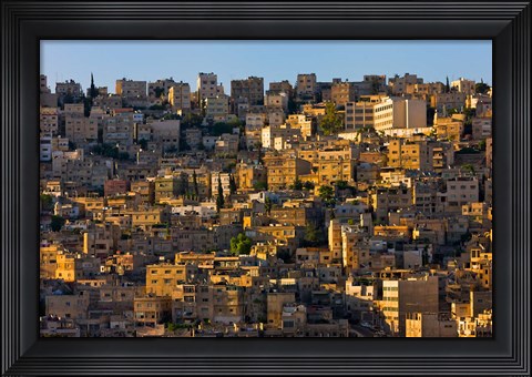 Framed Traditional houses in Amman, Jordan Print