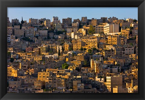 Framed Traditional houses in Amman, Jordan Print