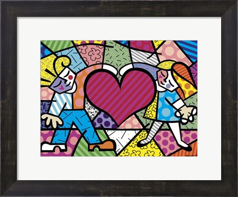Framed Heart Kids Print