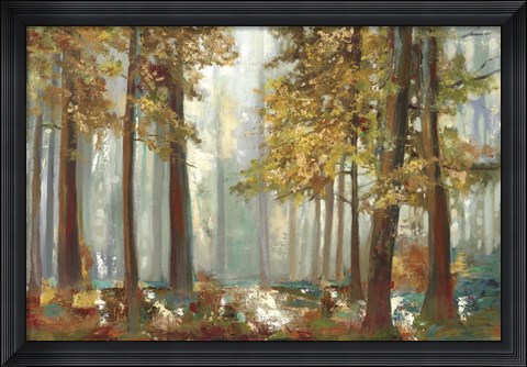 Framed Upon the Leaves Print