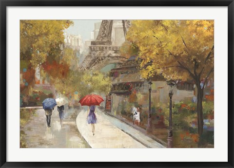 Framed Amant de Marche Print