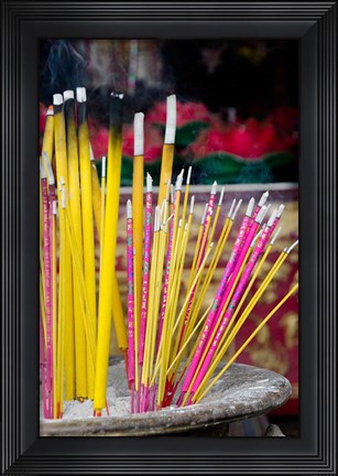 Framed A-Ma Temple, Macau, China Print
