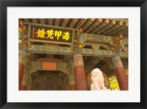 Framed Haeinsa Temple Complex, Gayasan National Park, South Korea Print