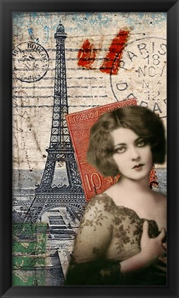 Framed Paris Memento Print